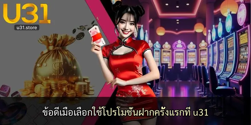 ข้อดีเมื่อเลือกใช้โปรโมชั่นฝากครั้งแรกที่ u31