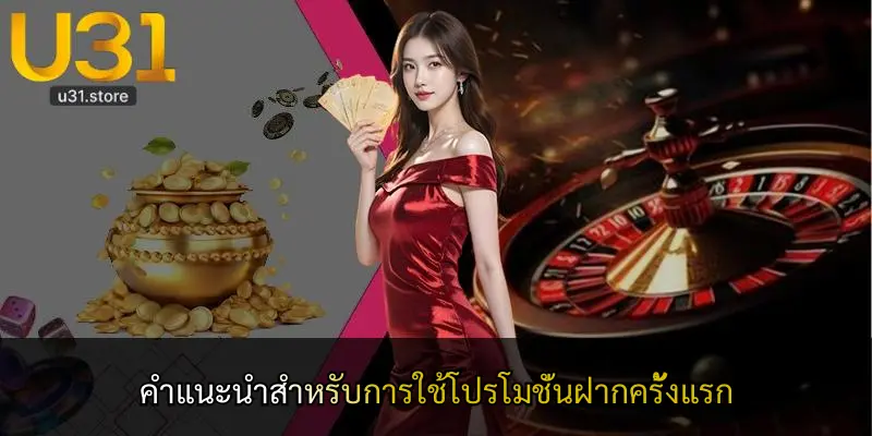 คำแนะนำสำหรับการใช้โปรโมชั่นฝากครั้งแรก