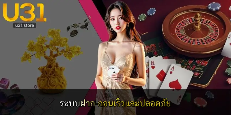 ระบบฝาก-ถอนเร็วและปลอดภัย