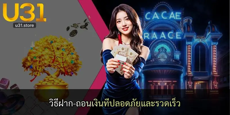 วิธีฝาก-ถอนเงินที่ปลอดภัยและรวดเร็ว