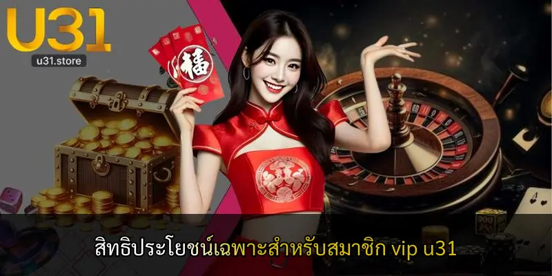 สิทธิประโยชน์เฉพาะสำหรับสมาชิก vip u31