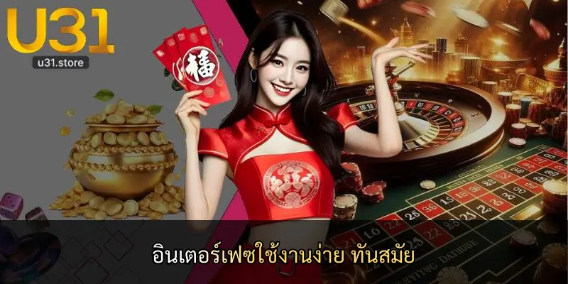 อินเตอร์เฟซใช้งานง่าย ทันสมัย