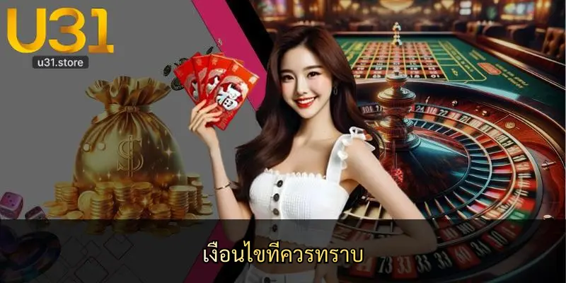 เงื่อนไขที่ควรทราบ