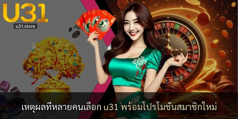 เหตุผลที่หลายคนเลือก u31 พร้อมโปรโมชั่นสมาชิกใหม่